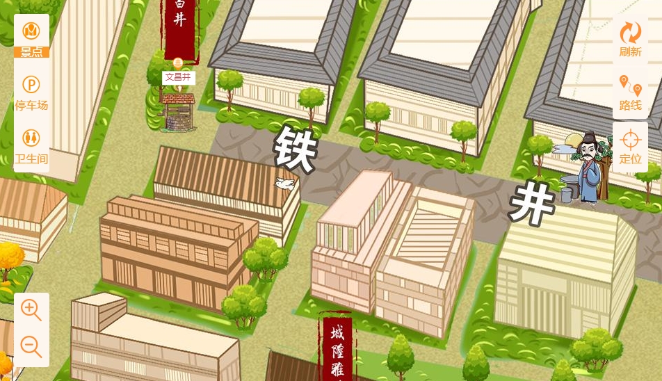 黄潭镇智慧景区：手绘地图与语音导览的完美融合